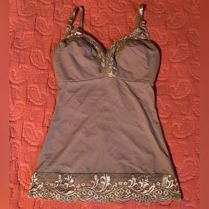 Lilac lace camisole